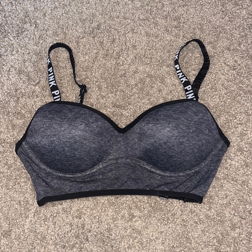 PINK strappy back bra